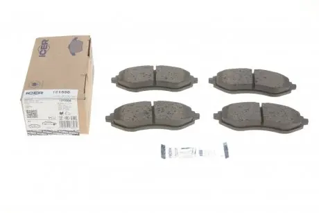 Тормозные колодки (передние) Chevrolet Aveo/Kalos/Daewoo Kalos 03- ICER 181566