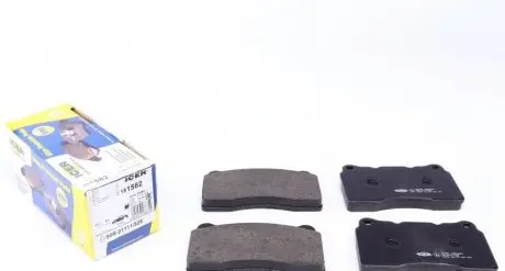 Колодки гальмівні (передні) Volvo S60 00-10/V70 99-08/Renault Megane III 08- ICER 181582