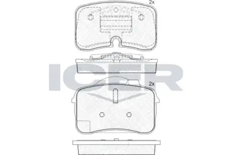 Автозапчасть ICER 181626