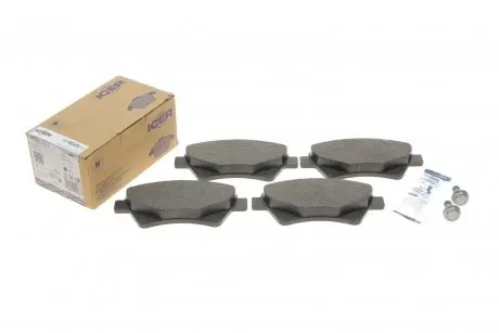 Тормозные колодки (передние) Renault Megane II 03-/Scenic II 05-08/Grand Scenic II/III 04- ICER 181649-701