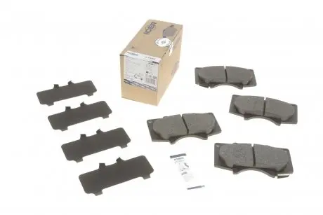 Тормозные колодки (передние) Mitsubishi Pajero IV/Toyota Hilux 06-/Land Cruiser Prado/Lexus GX 01- ICER 181665