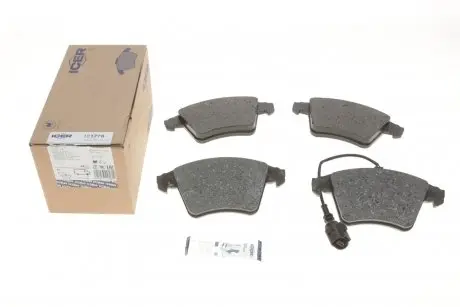 Колодки тормозные (передние) VW T5/Multivan V 03-15/Touareg 03-10 (+датчик)) ICER 181778