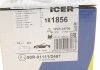 Тормозные колодки (передние) Renault Megane III/Laguna III/Scenic III/Fluence 07- (WVA 24709/24710) ICER 181856 (фото 10)