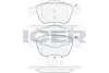 Тормозные колодки (передние) Citroen C4 04-/Peugeot 207/307/308/3008 02- ICER 181866-200 (фото 1)
