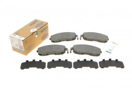 Тормозные колодки (передние) Renault Latitude/Nissan Juke/Cube 09-/Tiida 07-12/Suzuki SX4 06- ICER 181882