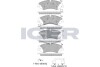 Тормозные колодки (передние) Land Rover Discovery IV/V 09-/Range Rover III/IV/Sport I/II 06- ICER 181957-203 (фото 1)