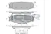 Колодки гальмівні (задні) Chrysler Grand Voyager 07-/Fiat Freemont 11- ICER 182053 (фото 1)