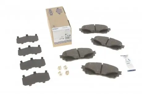Тормозные колодки (передние) Mazda 6 12- ICER 182126