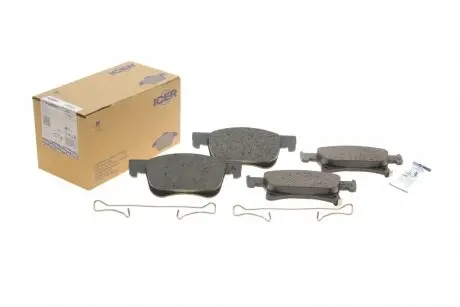 Тормозные колодки (передние) Opel Corsa E 14-/Chevrolet Orlando 18- ICER 182221
