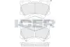 Колодки гальмівні (передні) Lexus LX/Toyota Land Cruiser 300 3.3/3.4 21- (Advics) ICER 182453 (фото 1)