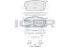 Колодки гальмівні (задні) Tesla Model S/Model X/Model Y 12- ICER 182461 (фото 1)