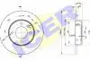 Диск тормозной (передний) Audi 80 72-86/VW Passat/Golf 73-97/Polo 81-94 (239x10) (с покр.) (полный)) ICER 78BD33252 (фото 1)