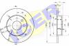 Диск гальмівний (передній) Renault Megane/ Clio 1.2-1.9 90-03 (238x12mm) ICER 78BD47052 (фото 1)