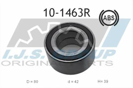Комплект подшипников на ось RENAULT Подшипник ступицы колеса. IJS GROUP 101463R
