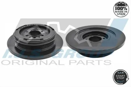 Шків колінвалу BMW 3 (E36)/5 (E34/E39) 2.5td/tds 91-04 IJS GROUP 17-1015
