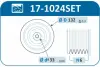 Шків колінвалу + шків генератора Renault Kangoo 1.9 dTi/dCi 01- (6PK) (з болтами) IJS GROUP 17-1024SET (фото 2)