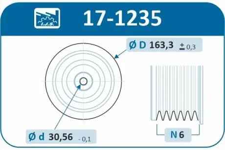 Koіo pasowe Fiat/ALFAROMEO/LANCIA/CHRYSLER/JEEP IJS GROUP 171235