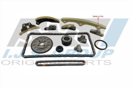 Комплект цепи ГРМ Mazda 3/6/CX-7 2.2 MZR-CD 09-14 IJS GROUP 40-1259FK