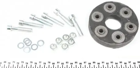 Муфта кардана эластичная MB E-class (W210/W124/W202) 1.8-3.0D 82-97 (с к-кт болтов) 26x80x80 IMPERGOM 2462