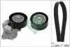 Комплект ремня генератора Opel Insignia 2.0 CDTI 08-17 (6PK 1853), A20DTR/DTC/DTL/DTJ/DT INA 529 0351 10
