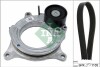 Комплект ременя генератора BMW 3 (F30, F80), 03/11 - 10/18, (6PK 1165), B38 B15A INA 529 0488 10