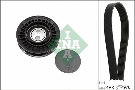 Комплект ременя генератора BMW 3 (F30/F80/G30/F)/5 (G30/F90/G31)/X3 (G01/F97) 2.0 15- B48 INA 529 0579 10
