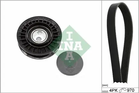 Комплект ременя генератора BMW 3 (F30/F80/G30/F)/5 (G30/F90/G31)/X3 (G01/F97) 2.0 15- B48 INA 529 0579 10