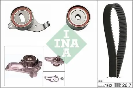Комплект водяного насоса та зубчастого ременя INA 530026830