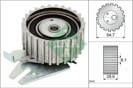 РОЛИК НАТЯЖНЫЙ INA 531025430