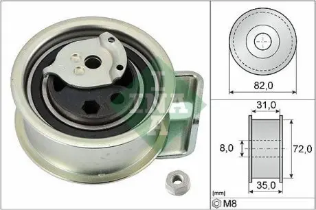Ролик натяжний INA 531039620