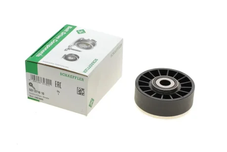 Ролик генератора MB OM601-603 (гладкий) (натяжний/паразитний) INA 531 0718 10