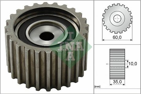 Ролик направляючий INA 532008520