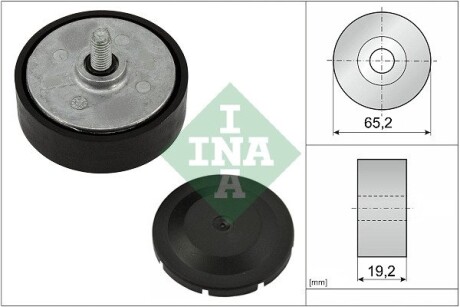 Ролик генератора Audi A6/A7/A8/Q8 3.0H 17- (паразитний) (65x19.2) INA 532 1142 10