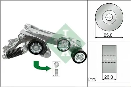 Натяжник ремня micro-V INA 534044610