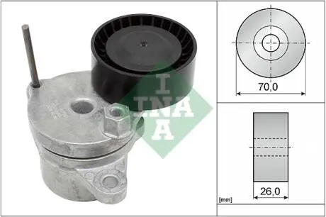 Натяжник ремня генератора Citroen Jumper/Peugeot Boxer 2.0D 15- INA 534 0649 10 (фото 1)