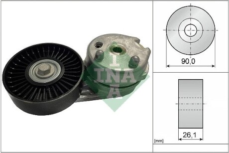 Натяжник ремня генератора Land Rover Discovery/Range Rover 2.7/3.0 04- INA 534 0668 10