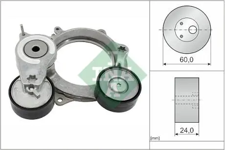 Натяжитель ремня генератора Audi A6/A7/A8/Q7/Q8 3.0 TDI 17- INA 534 0718 10