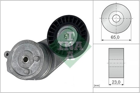 Натяжник ременя генератора FIat 500/500L 0.9 10- (65x23) INA 534 0828 10