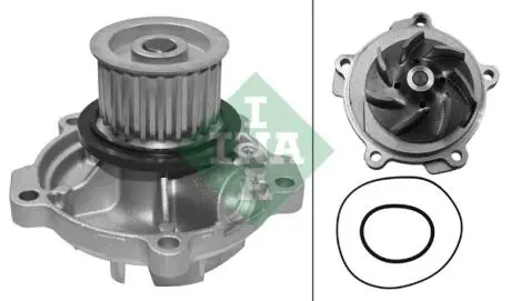 Насос охолоджуючої рідини CHRYSLER VOYAGER IV, DODGE NITRO, LDV MAXUS 2.5D/2.8D 02.00-12.12 INA 538068310