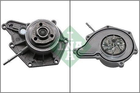 Помпа води Audi A4-A8/Q5/Q7 3.0TFSI/VW Touareg 3.0V6 TSI Hybrid 10-18 (вакуум/перек.водя.нас).) INA 538 0898 10