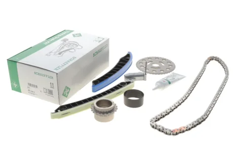 Комплект ланцюга ГРМ Renault Trafic 1.6 DCi 14- (ланцюг, натяжник, шестерня) INA 559 1780 31