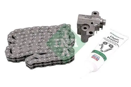 Комплект ланцюга ГРМ Ford Mondeo III 2.0 TDCi/Transit 2.4 DI 00-06 (ланцюг, натяжник) INA 559 1814 10 (фото 1)