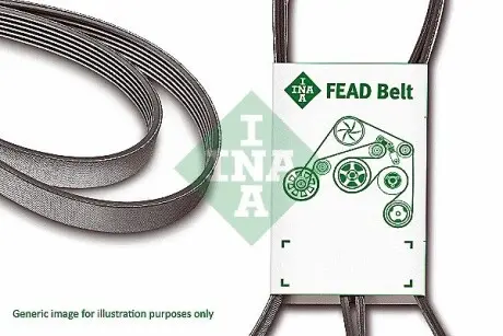 Ремень генератора Audi A4/A6 1.6-2.0 00-08 (6PK1570) INA FB 6PK1570