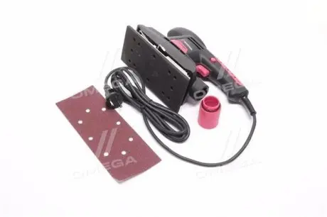 Шлифмашина вибрационная, 200 Вт, 11000 ход/мин, платформа 187*90 мм Intertool WT-0521