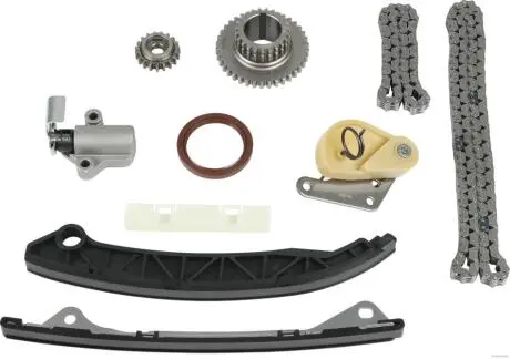 Комплект ГРМ (ланцюг + шестерня) NISSAN JUKE, PULSAR, QASHQAI II, SENTRA VII, TIIDA, X-TRAIL III 1.6/1.8/2.0 06.10- JAKOPARTS J1191032