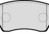 Тормозные колодки, дисковый тормоз.) JAKOPARTS J3601085 (фото 2)