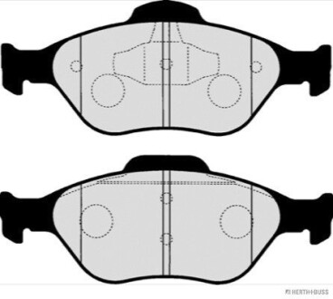 Колодки гальмівні дискові передні MAZDA 2, FORD JAKOPARTS J3603063