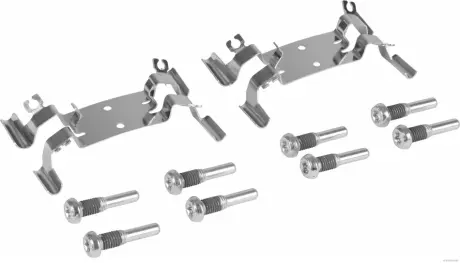 Колодки гальм. компл. монтажний Tesla Model 3 17-, Model Y 19- JAKOPARTS J3660817