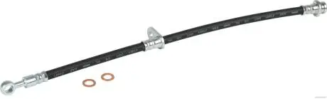 Гальмівний шланг передн Лів/Прав (довжина 447мм, M10x1) SUZUKI BALENO, SWIFT V 1.0-1.2H 02.16- JAKOPARTS J3708074