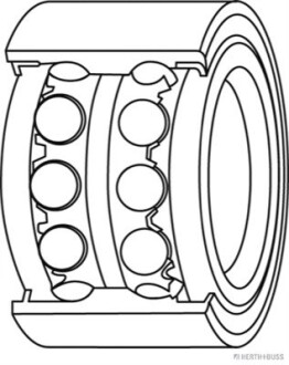 Набор колесных подшипников ступицы. JAKOPARTS J4711062